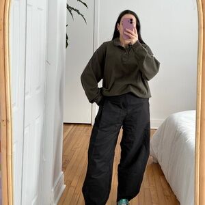 Vintage izod long sleeve polo shirt